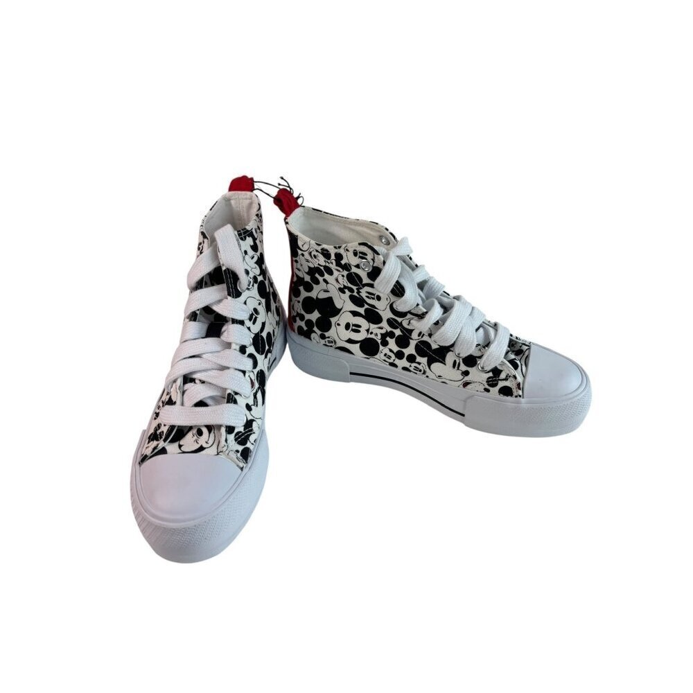 Disney Mickey Mouse White High Tops - Picture 2 of 6